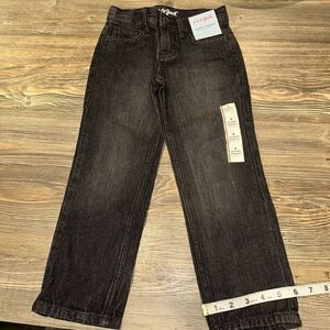 Boys' Ultimate Stretch Relaxed Straight Jeans - Cat Jack Dark Wash Size 4. J